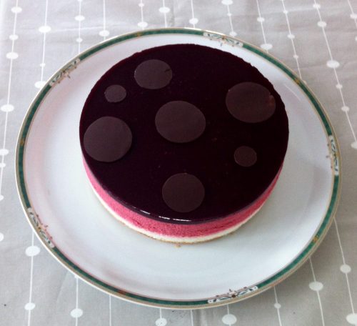 Bavarois A La Mousse Cassis Et Vanille