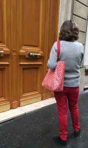 le sac cabas mosaique rouge.