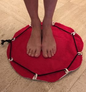 Sac tapis pieds au sec, tapis de piscine - Un grand marché