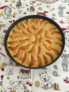 Clafoutis aux abricots.