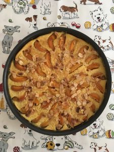 Clafoutis aux abricots.