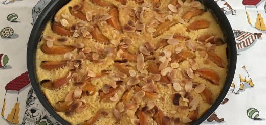 Clafoutis aux amandes.