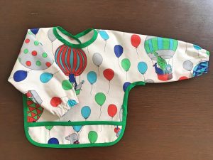 Tablier De Peinture Pour Enfant - Manches Longues, Poche, Taille Réglable - 2 Blouses (Bleu Et Violet)