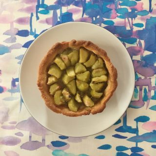 Tarte a la rhubarbe