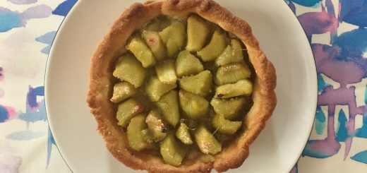 Tarte a la rhubarbe