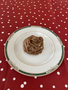 le mont blanc traditionnel et parfume.