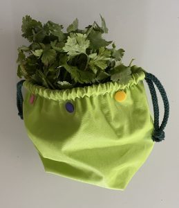 Petit sac pour herbes fines.